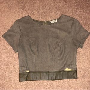 NECESSARY CLOTHING | olive green crop top